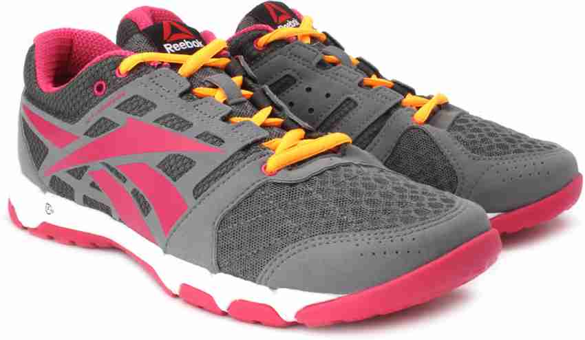 REEBOK One Trainer 1.0 Training Shoes For Women Buy Grey Pink Orange White Red Color REEBOK One Trainer 1.0 Training Shoes For Women Online at Best Price Shop Online for