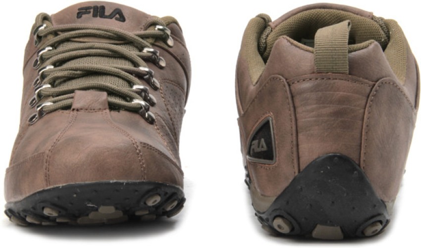 fila men new percoso ii brown sneakers