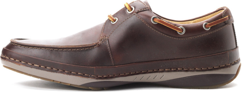 CLARKS Movers Deck Boat Shoes For Men Buy Chestnut Color CLARKS