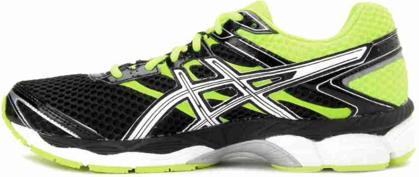 Asics Gel-Cumulus 16 Running Shoes For Men - Buy Black, Green Color Asics Gel-Cumulus 16 Men Running Shoes For Men Online at Best Price - Shop Online for Footwears in India
