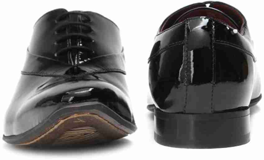 RUOSH Patent Leather Wedding Shoes For Men Buy Black Color RUOSH