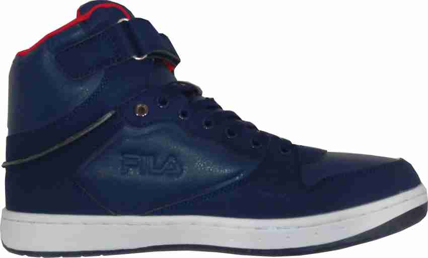 Fila mid ankle clearance sneakers white