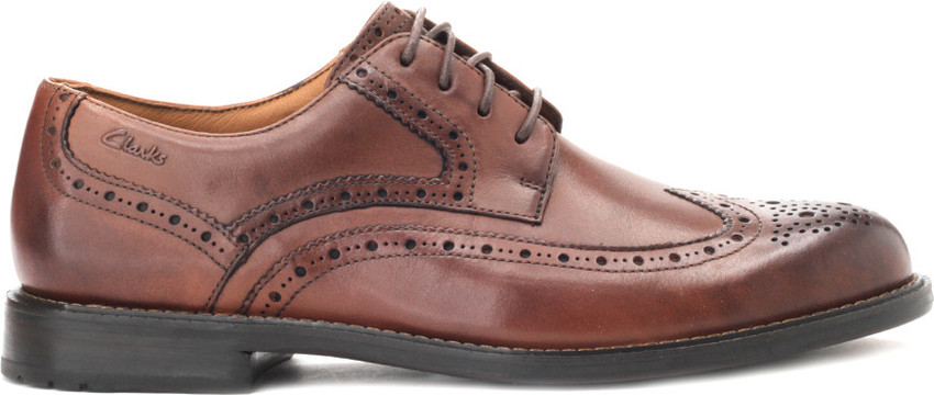 CLARKS Dorset Limit Genuine Leather Lace Up Shoes For Men Buy Brown Color CLARKS Dorset Limit Genuine Leather Lace Up Shoes For Men Online at Best Price Shop Online for