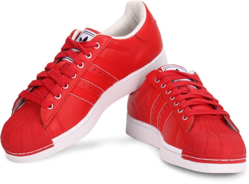 Superstar shoes cheap red colour