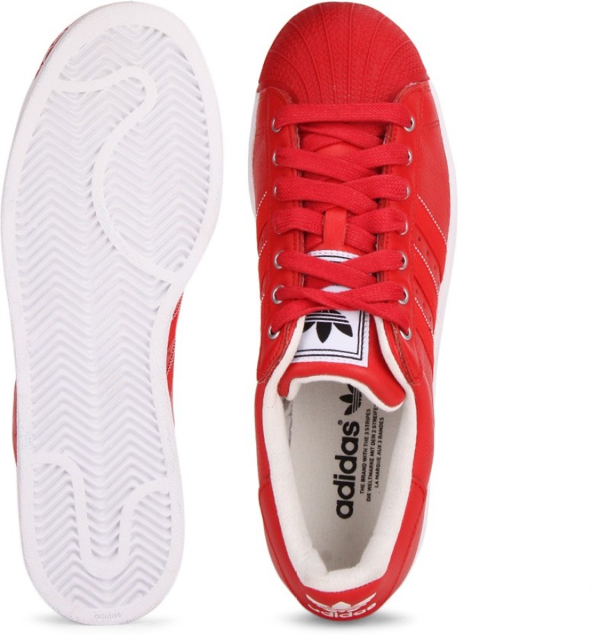 Adidas superstar red outlet colour