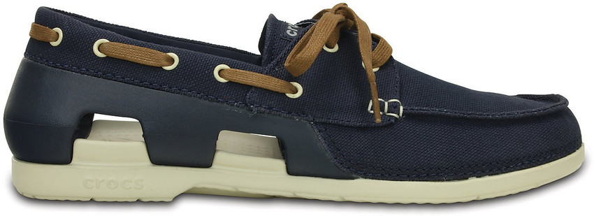 Crocs men's beach line boat shoe best sale