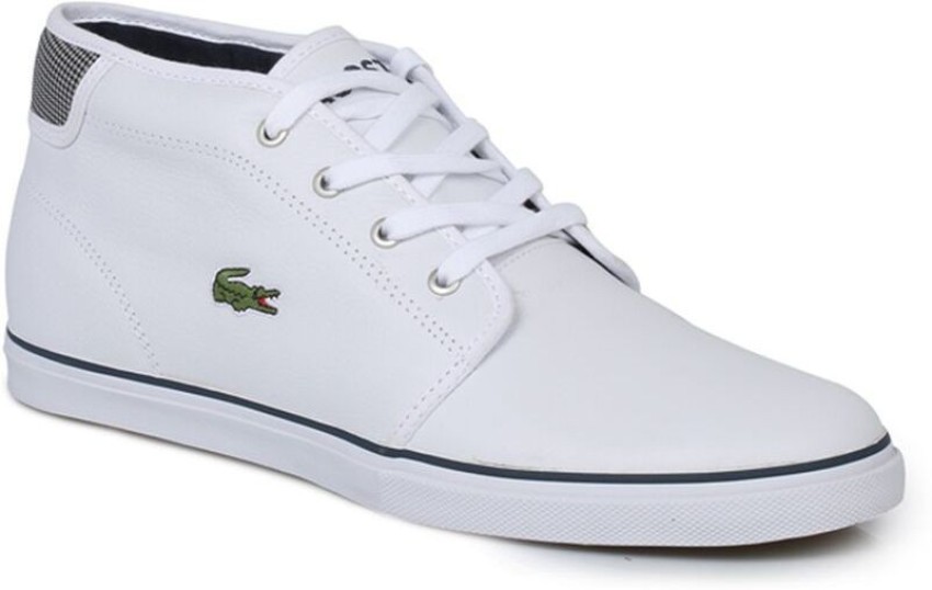 LACOSTE Ampthill White Casual Shoes For Men - Buy Blue Color LACOSTE White Trainers Casual For Men at Best Price - Shop Online for Footwears in India | Flipkart.com
