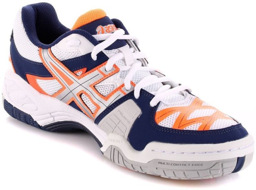 Gel-Progressive Men Badminton Shoes For Men - Buy Neon Orange, Lightening, White Asics Gel-Progressive Men Badminton Shoes For Men Online at Best Price - Shop Online for Footwears in India