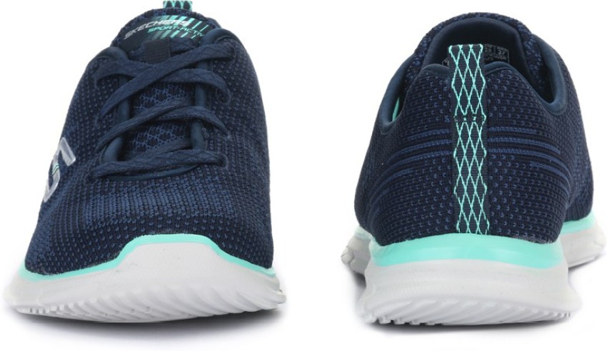 Skechers GLIDER FOREVER YOUNG Running Shoes For Women - Buy NAVY/GREEN Color Skechers GLIDER - FOREVER YOUNG Running Shoes For Women Online at Best - Shop Online for Footwears in