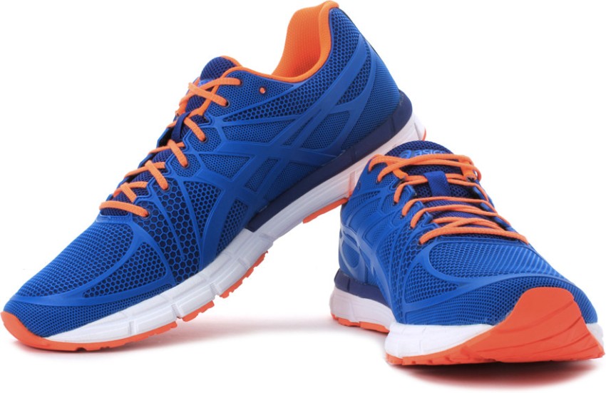 Asics Hyper 33 2 Men Running Shoes For Men Buy Blue Silver Neon Orange Color Asics Hyper 33 2 Men Running Shoes For Men Online at Best Price Shop Online