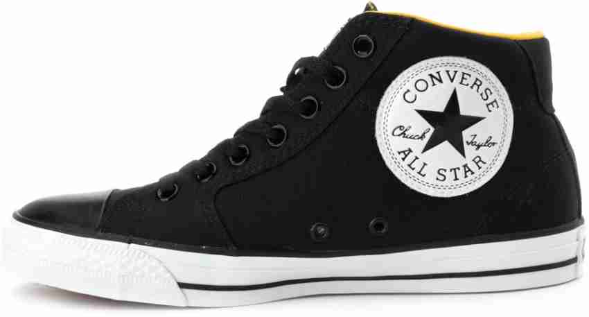 Converse Mid Ankle Sneakers For Men Buy Black White Color