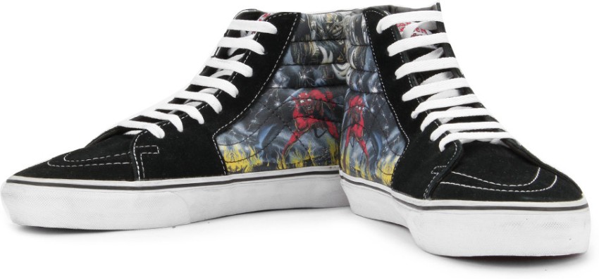 Iron maiden vans high on sale tops