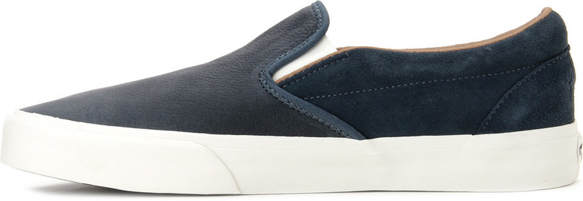 Vans blue graphite outlet slip on