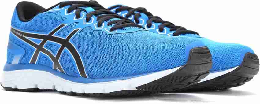 Asics GEL ZARACA 5 Running Shoes For Men Buy ELECTRIC BLUE BLACK SILVER Color Asics GEL ZARACA 5 Running Shoes For Men Online at Best Price Shop Online for Footwears in India Flipkart