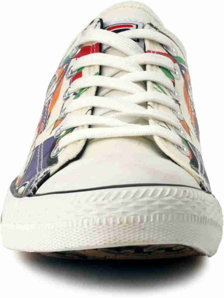 FILA Glam II Canvas Shoes For Men Buy Off White Color FILA Glam