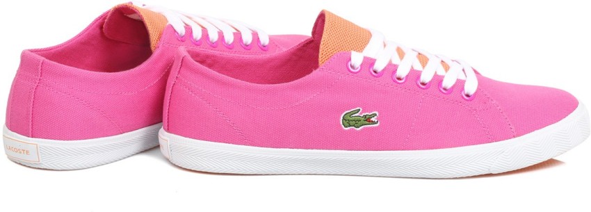 Canvas lacoste clearance trainers womens