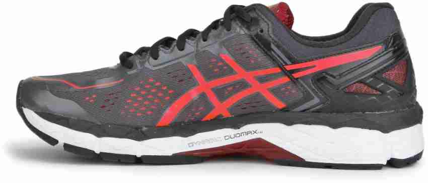 Asics GEL Kayano 22 Men Running Shoes For Men Buy DARK GREY HOT ORANGE DEEP RUBY Color Asics GEL Kayano 22 Men Running Shoes For Men Online at Best Price Shop Online for Footwears