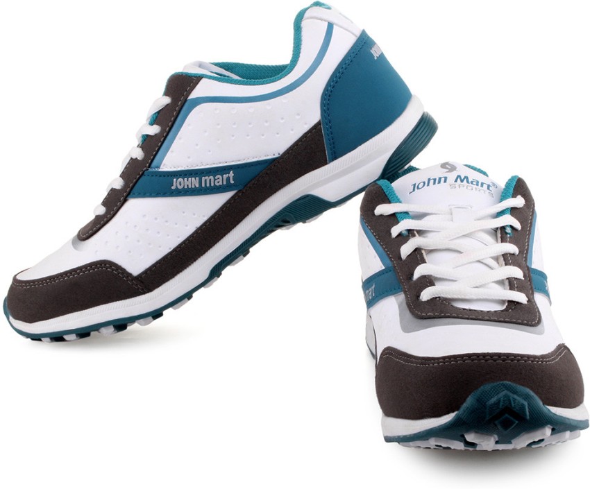 John Mart JMT Romeo White S Green Running Shoes For Men - Buy