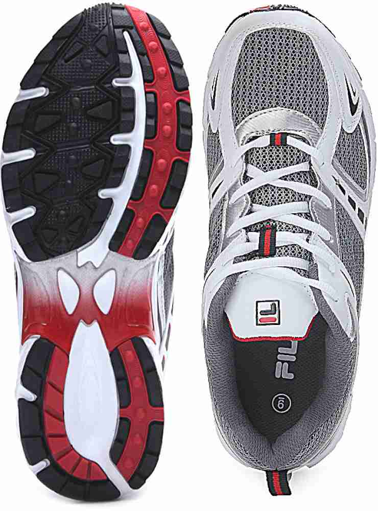 Fila torque grey sales running shoes