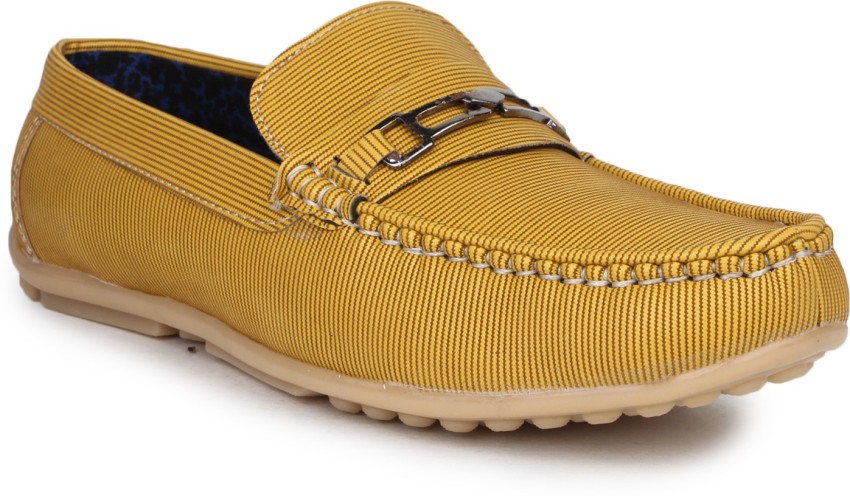 Yellow on sale loafers mens