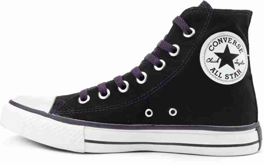 Black and sale purple converse
