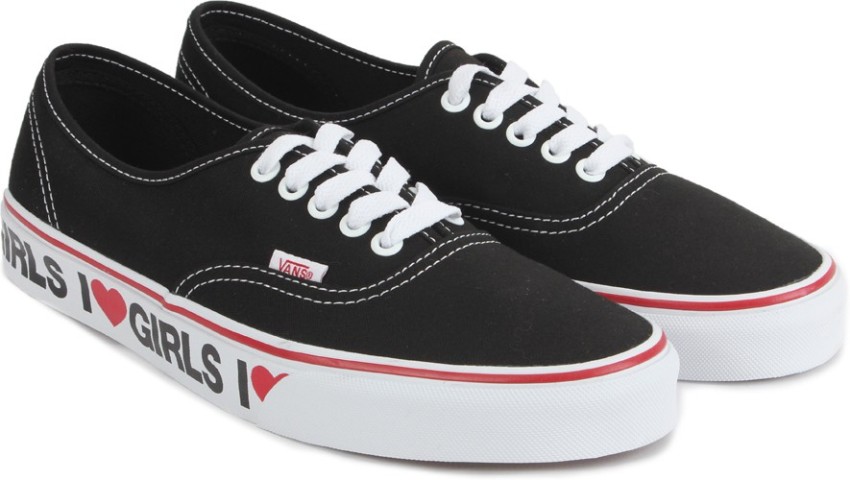 vans for girls red