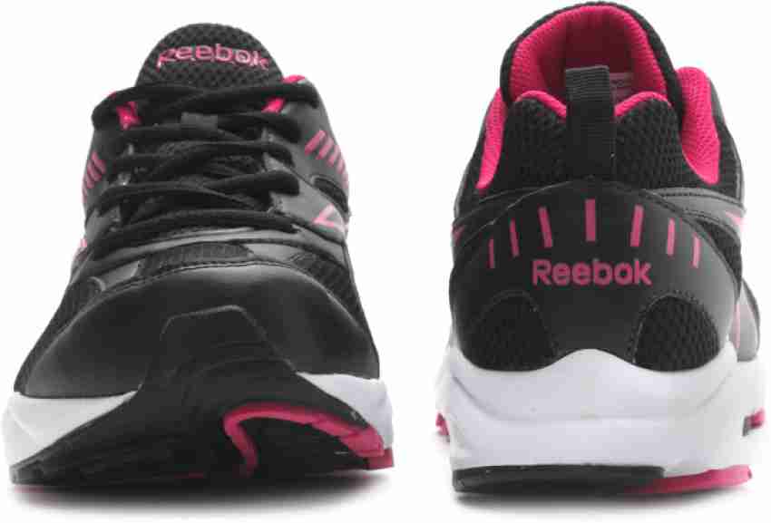 Black and shop pink reebok