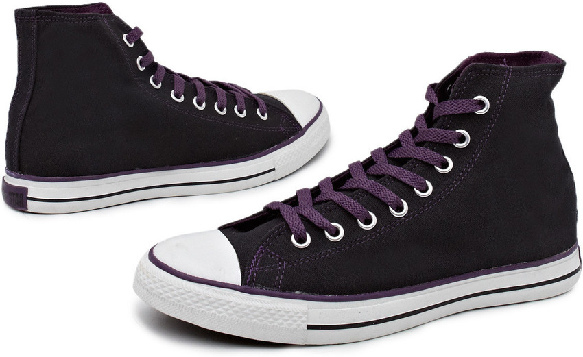 Converse Trendy High Tops Canvas Shoes For Men Buy Dark Purple Color Converse Trendy High Tops Canvas Shoes For Men Online at Best Price Shop Online for Footwears in India