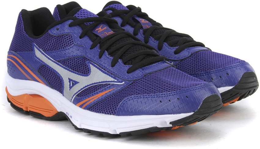 MIZUNO WAVE IMPETUS 3 Running Shoes For Men - Buy Clematis  Blue/Silver/Vibrant Orange Color MIZUNO WAVE IMPETUS 3 Running Shoes For Men  Online at Best Price - Shop Online for Footwears in