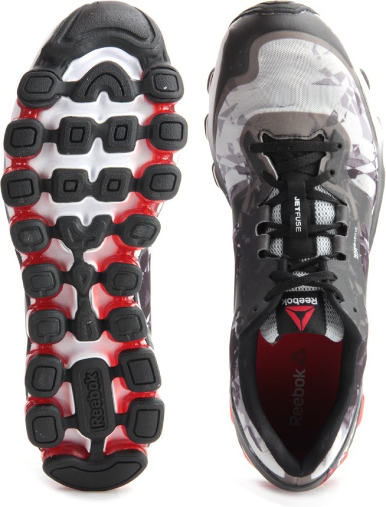 REEBOK ZJET SOUL Running Shoes For Men Buy Steel Black Red Rush Color REEBOK ZJET SOUL Running Shoes For Men Online at Best Price Shop Online for Footwears in India