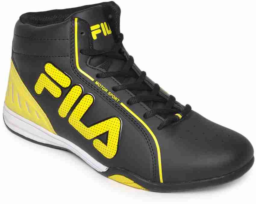 Fila yellow on sale and black