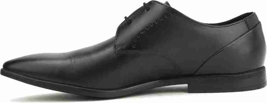 Clarks bampton outlet lace black