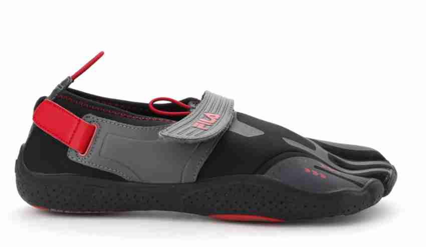 FILA Skeletoes Ez Slide Barefoot Shoes For Men Buy Black Silver Red Color FILA Skeletoes Ez Slide Barefoot Shoes For Men Online at Best Price Shop Online for Footwears in India Flipkart