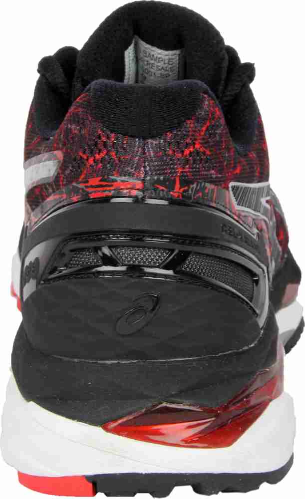 Asics Gel Kayano 23 Running Shoes For Men Buy Silver Black Vermilion Color Asics Gel Kayano 23 Running Shoes For Men Online at Best Price Shop Online for Footwears in India Flipkart