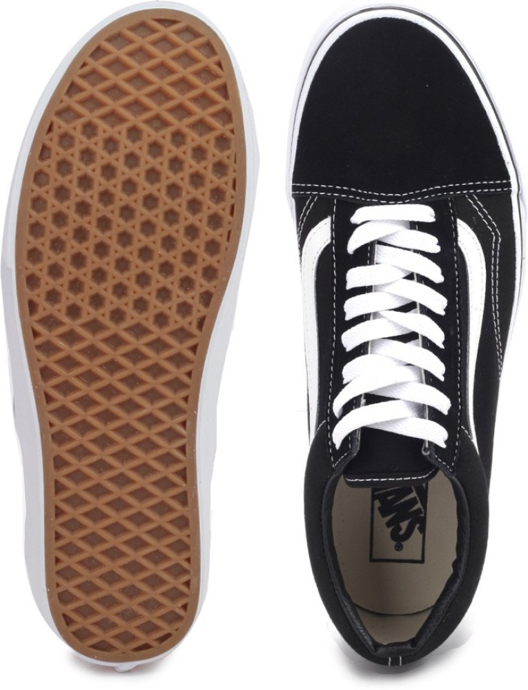 Vans VN-000ZDF1WX: Men's Old Skool Black/True White Classic Canvas Skate  Shoe 