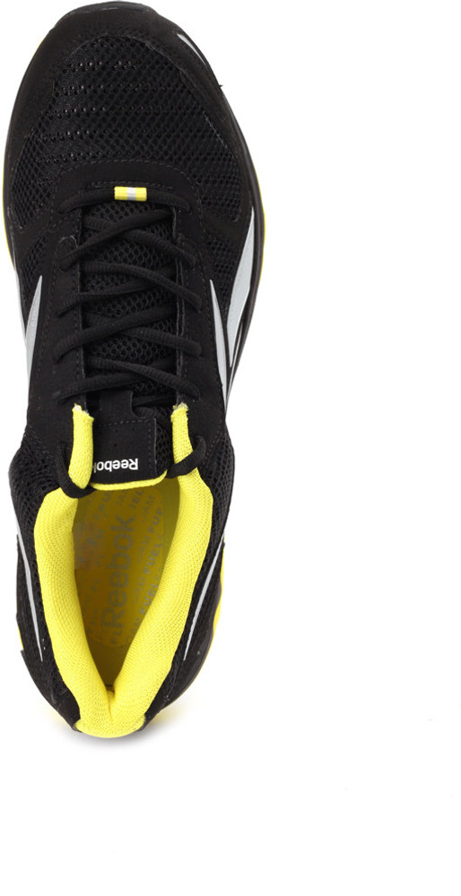 reebok black and yellow shoes