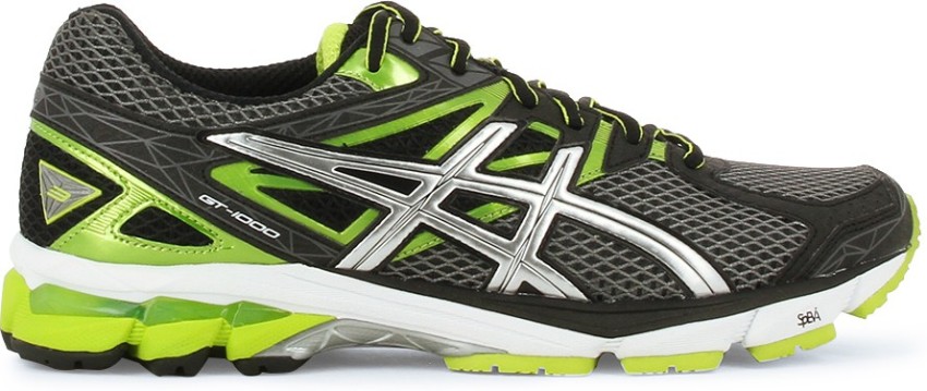 Asics Gt 1000 3 Men Running Shoes For Men Buy Green Color Asics