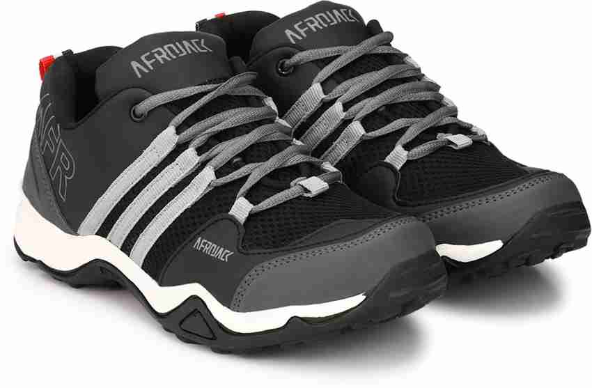 Afrojack Running Shoes For Men Buy Black Grey Color Afrojack