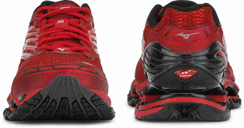 Mizuno wave prophecy 5 sales red & black running shoes