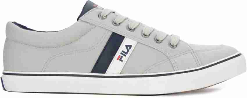 FILA ACHILLEO Canvas Shoes For Men Buy LT GRY NVY Color FILA ACHILLEO Canvas Shoes For Men Online at Best Price Shop Online for Footwears in India Flipkart