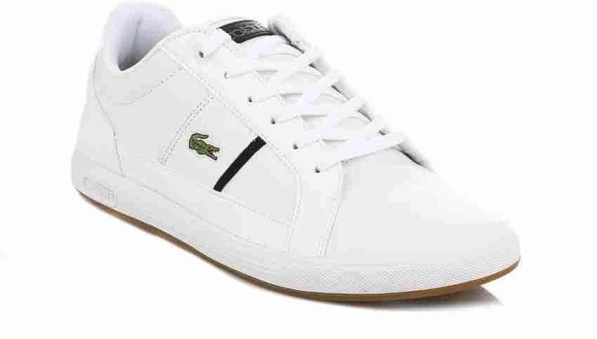 Mens White Europa Croc Trainers Casual Shoes For Men - Buy White Color LACOSTE Mens White Europa Croc Trainers Casual For Online at Price - Shop Online for