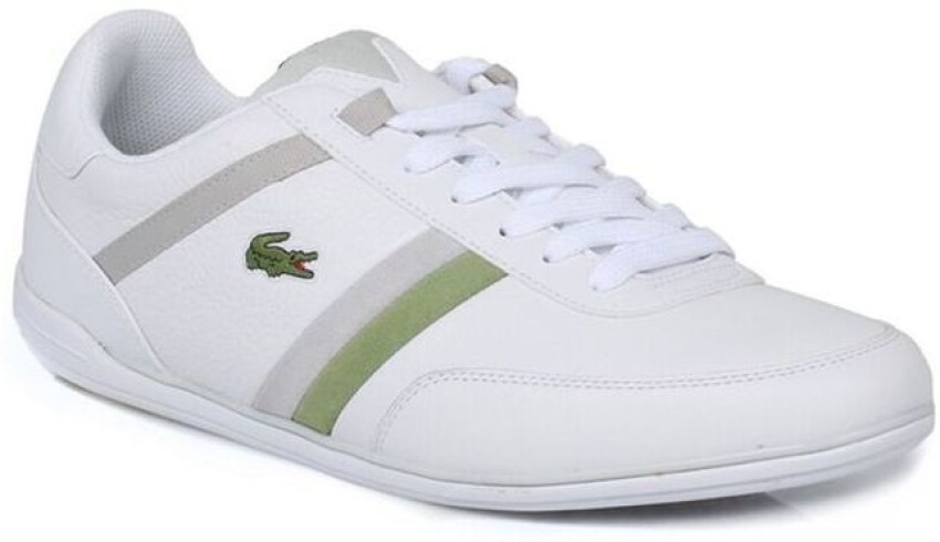 LACOSTE Giron White Trainers Casual Shoes For Men Buy White Color LACOSTE Giron White Trainers Casual Shoes For Men Online at Best Price Shop Online for Footwears in India Flipkart