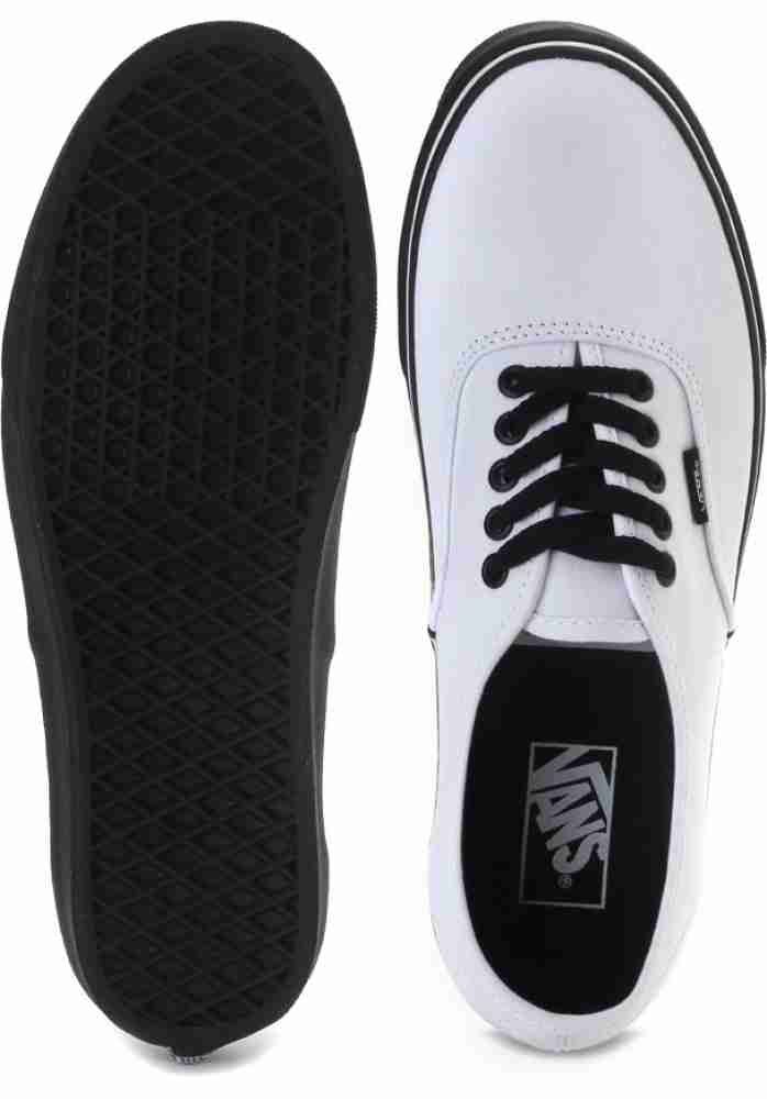 Vans black outlet bottom