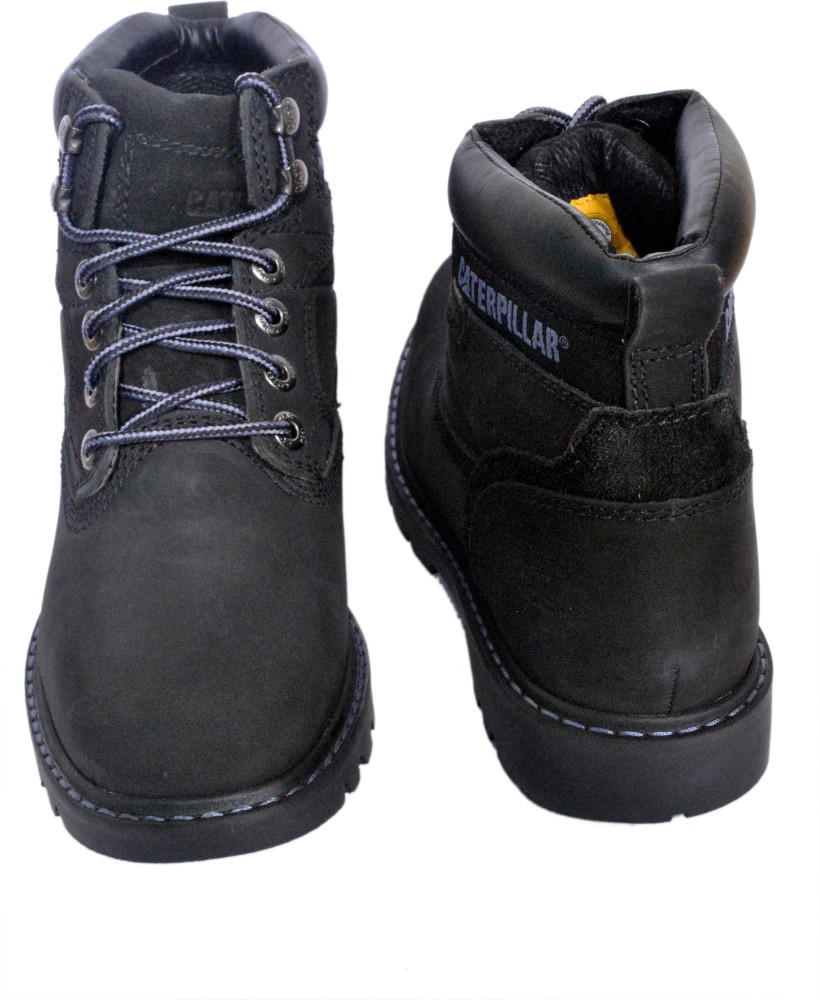 Black caterpillar shop boots womens