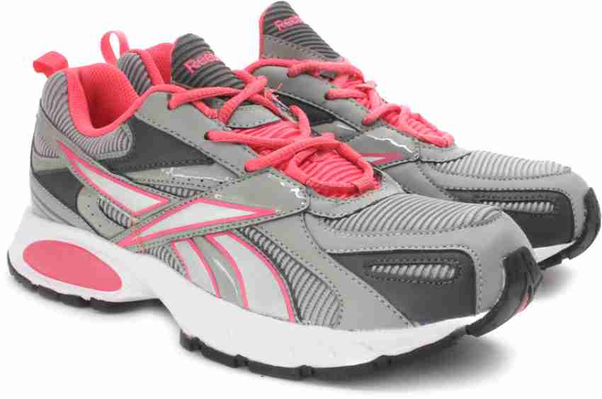 Grey and hotsell pink reebok