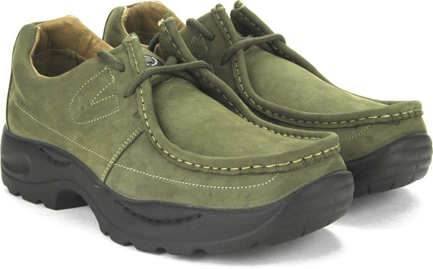 Buy Olive Green Sports Shoes for Men by WOODLAND Online | Ajio.com