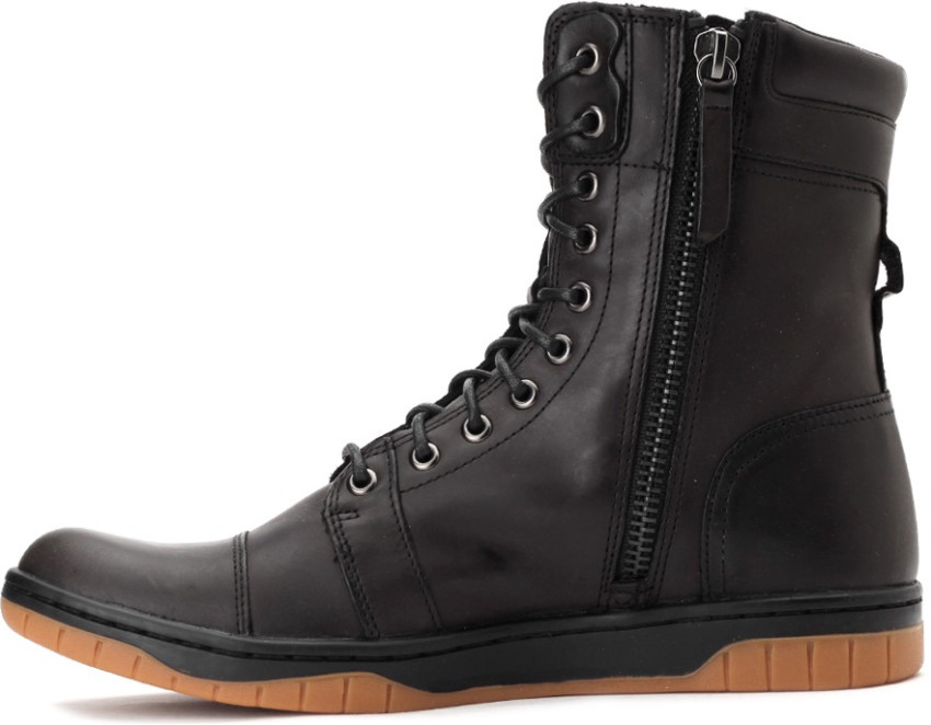 DIESEL Basket Butch Zippy Boots For Men Buy Black Color DIESEL