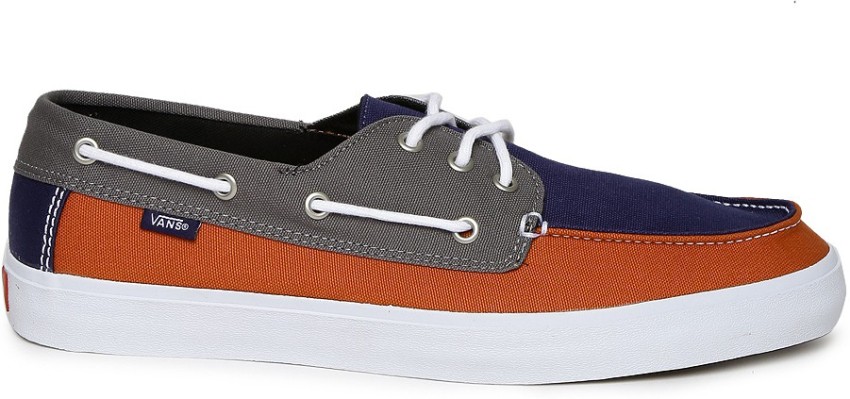 Orange vans hotsell shoes mens