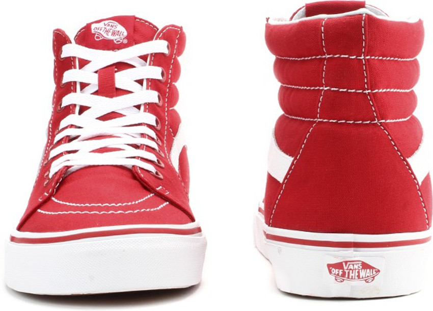 vans sk8 hi formula red