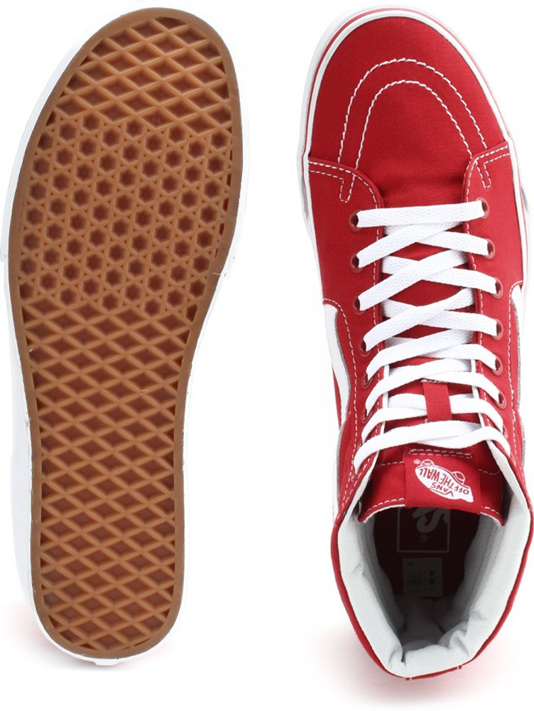 vans sk8 hi formula red